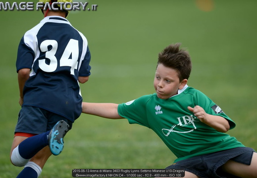 2015-06-13 Arena di Milano - Rugby Lyons Settimo Milanese U10-Dragoni